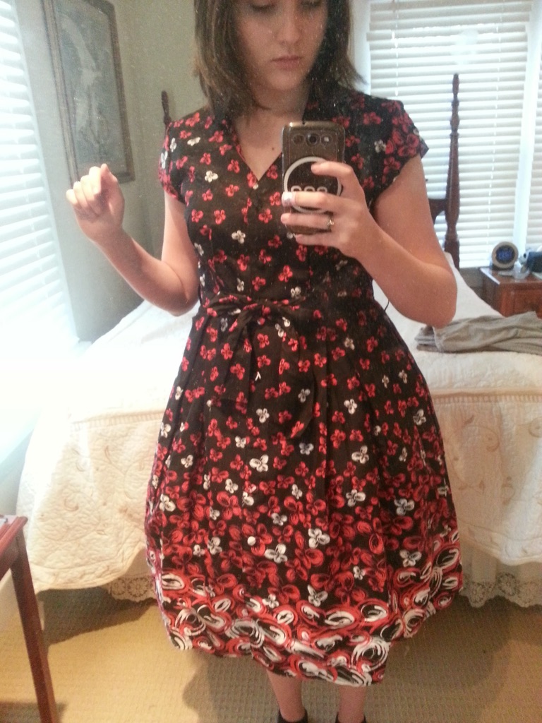 Me wearing a dress from the supermarket and thinking it's lolita